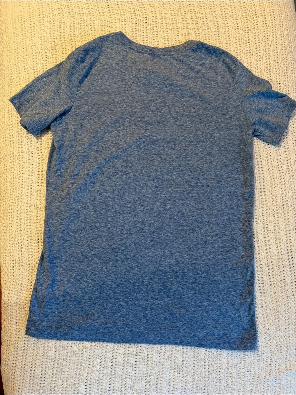 OshKosh B'gosh Heather Blue Short Sleeve Henley with Pocket
